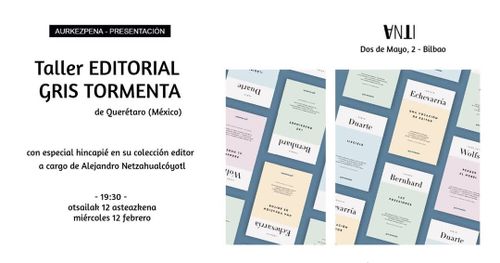 TALLER EDITORIAL GRIS TORMENTA
