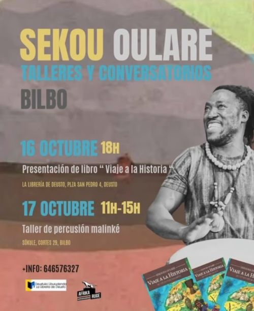 SEKOU OULARE TALLERES Y CONVERSACIONES 