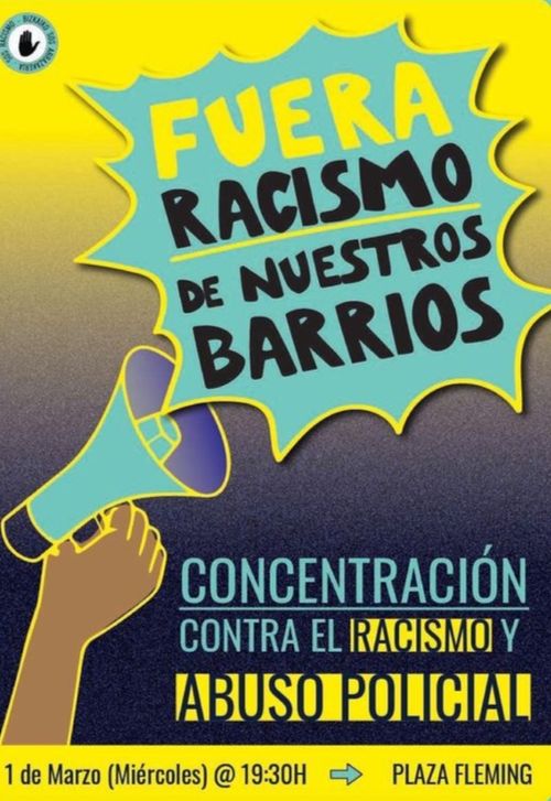 CONCENTRACION EN CONTRA DEL RACISMO Y EL ABUSO POLICIAL