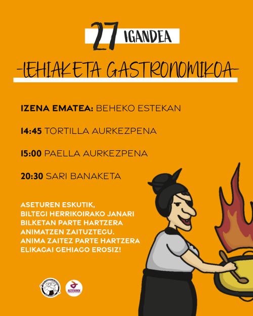 LEHIAKETA GASTRONOMIKOA