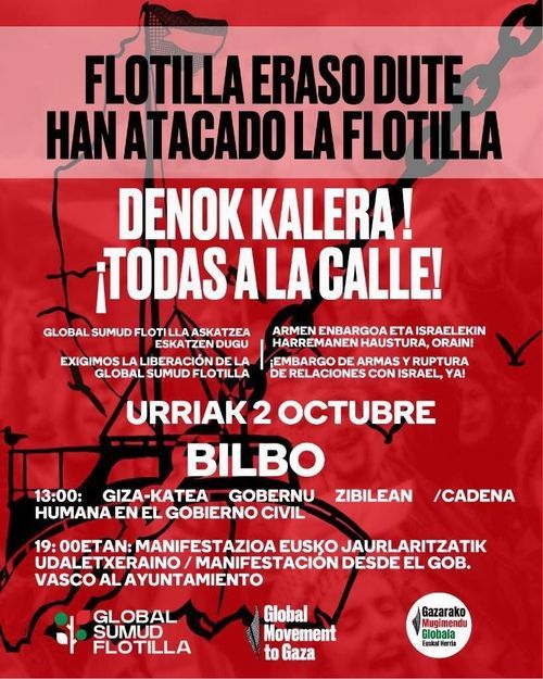 Flotilla eraso dute! - Han atacado la flotilla!