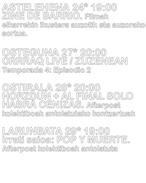 CRRRAQ LIVE/ZUZENEAN 