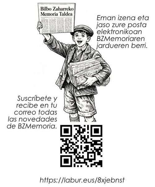 BILBO ZAHARREKO MEMORIA HISTORIKOA SUSCRIPCIÓN 