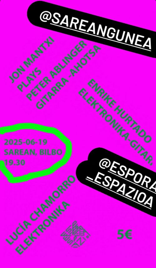 LUCIA TXAMORRO + ENRIKE HURTADO + JON MATXIN