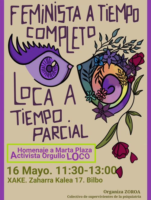 HOMENAJE A MARTA PLAZA ACTIVISTA ORGULLO LOCO
