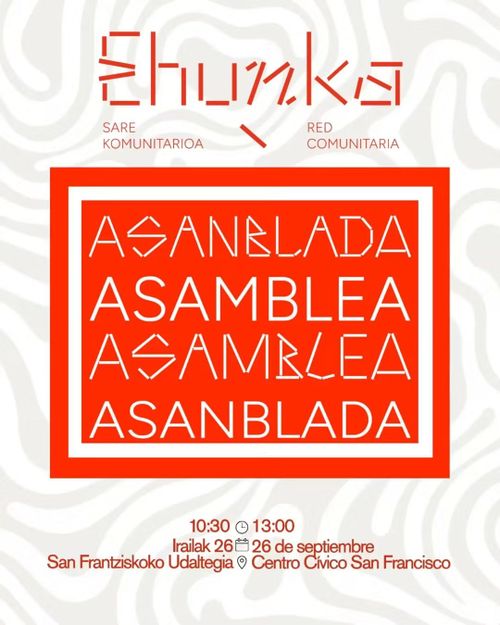 EHUNKA SARE KOMUNITARIOA ASANBLADA