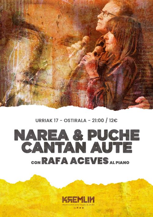 NAREA & PUCHE CANTAN AUTE CON RAFA ACEVES AL PIANO