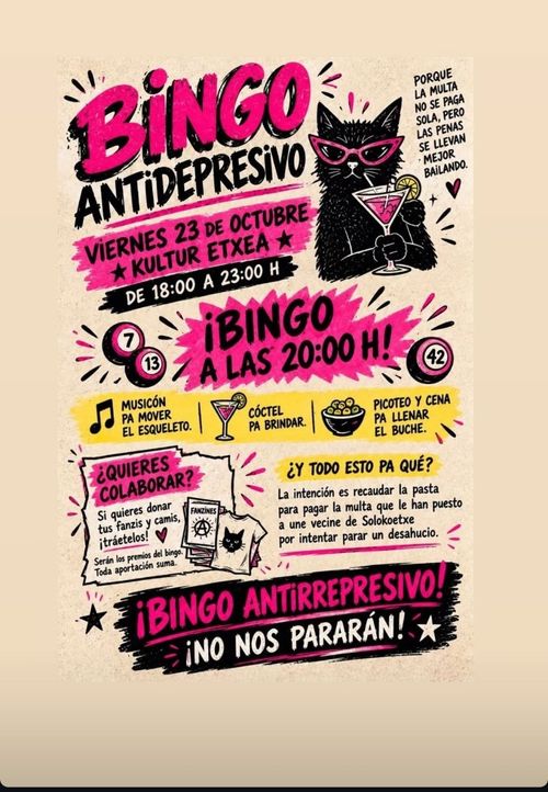 BINGO ANTIDEPRESIVO