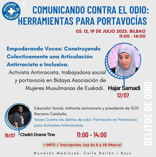 COMUNICANDO CONTRA EL ODIO: HERRAMIENTAS DE PORTAVOCIAS