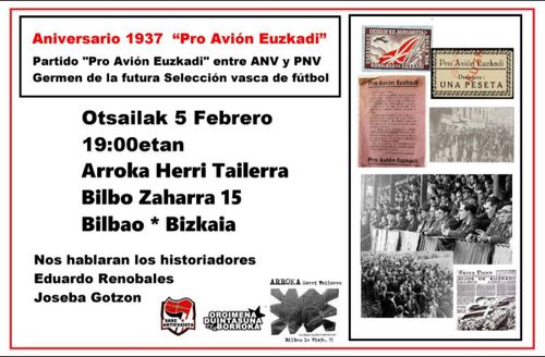 "PRO AVIÓN EUZKADI" HITZALDIA