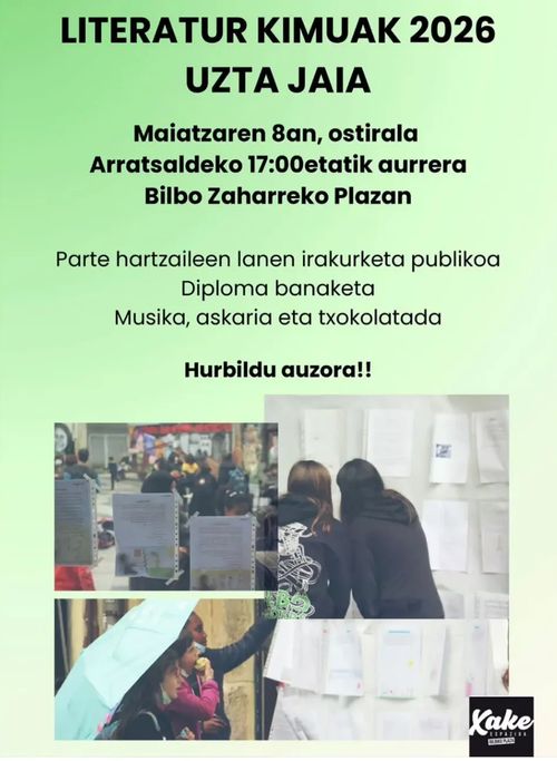 LITERATUR KIMUAK 2026 UZTA JAIA