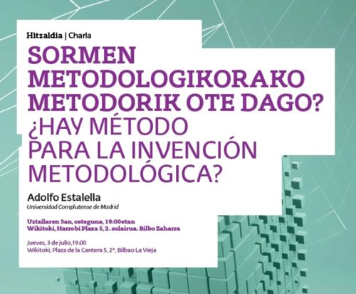 SORMEN METADOLOGIKORAKO METODORIK DAGO?