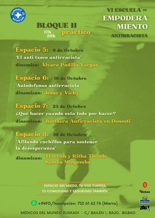 VI ESCUELA DE EMPODERAMIENTO ANTIRRACISTA 