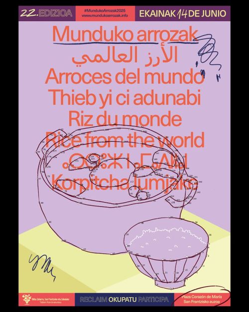 MUNDUKO ARROZAK ekimenaren 22. aldia - APERTURA INSCRIPCIÓN MUNDUKO ARROZAK