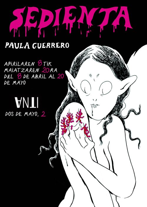 Inauguración de SEDIENTA exposición de Paula Guerrero