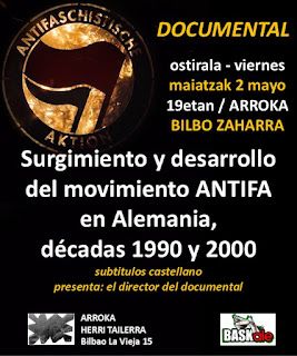 SEGUIMIENTO Y DESARROLLO DEL MOVIMIENTO ANTIFA EN ALEMANIA EN LA DECADA DE LOS 90 Y LOS 2000