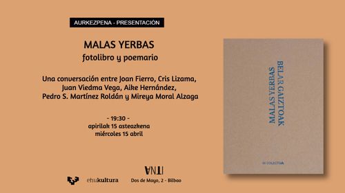 Aurkezpena // Presentación del libro MALAS YERBAS