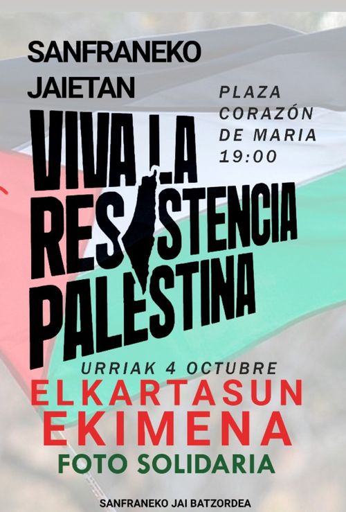 ELKARTASUN EKIMENA PALESTINA ASKATU 