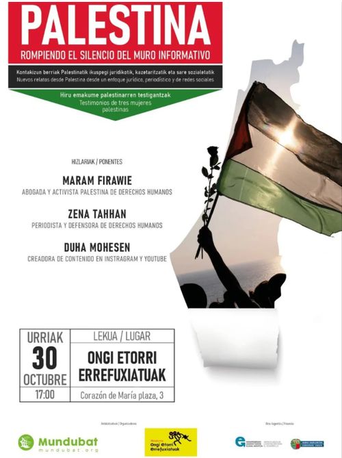 PALESTINA ROMPIENDO EL SILENCIO DEL MURO INFORMATIVO 