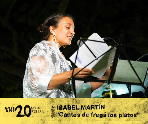ANTI 20 urte festa: ISABEL MARTÍN  "Cantes de fregá los platos"