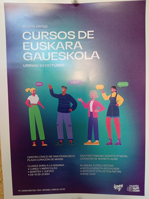 CURSO EUSKARA GAUESKOLA 