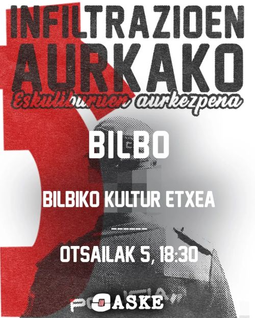 INFILTRAZIOEN AURKAKO ESKULIBURUEN AURKEZPENA 