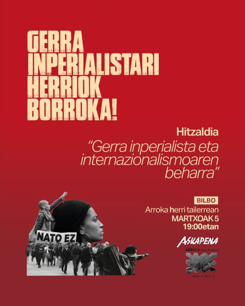 GERRA IMPERIALISTA ETA INTERNAZIONALISMOAREN BEHARRA