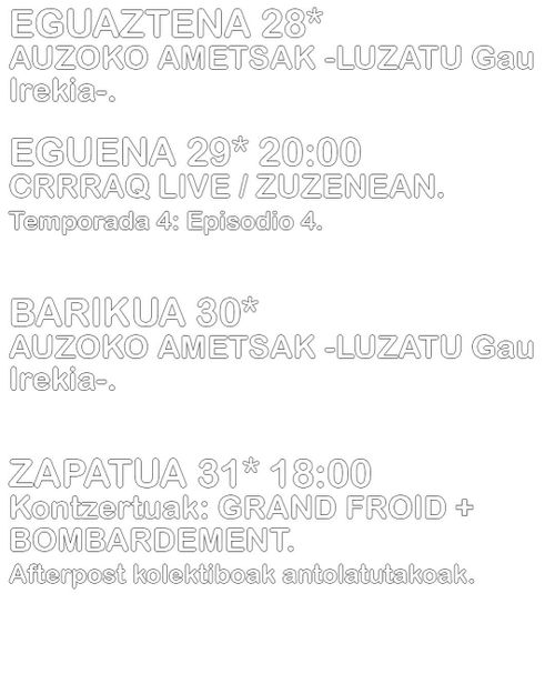 AUZOKO AMETSAK LUSATU GAU IREKIA