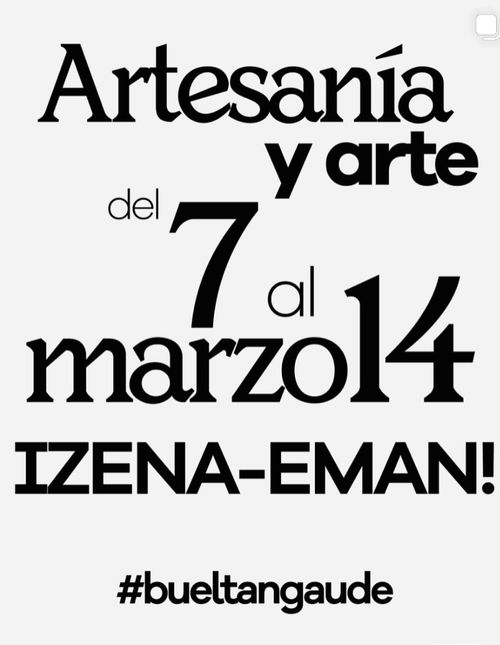 ARTE Y ARTESANÍA IZENA EMAN