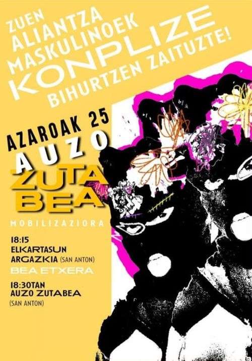 A25 BILBOKO ALDE ZAHARREAN - Elkartasun argazkia BEA ETXERA!