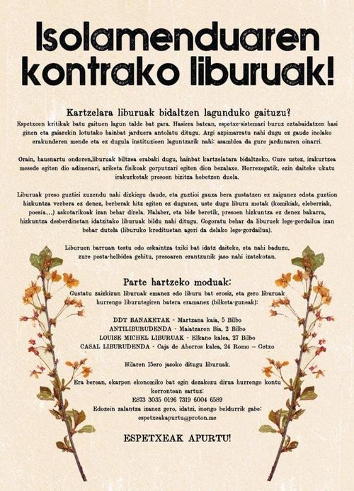 ISOLAMENDUAREN KONTRAKO LIBURUAK!