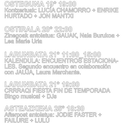 CRRRQI FIESTA FIN DE TEMPORADA BINGO MUSICAL + DJ