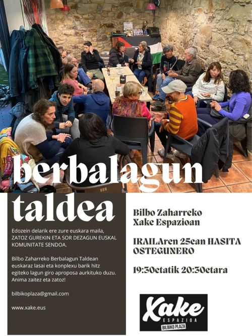 BILBO ZAHARREKO BERBALAGUN TALDEA 