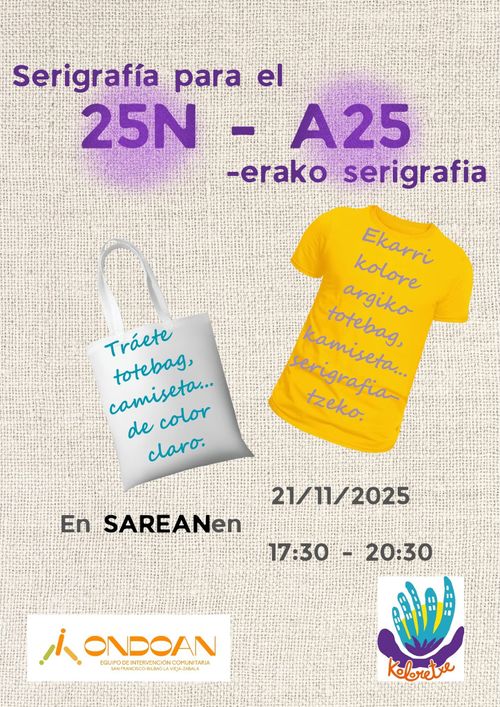 SERIGRAFÍA PARA EL 25-N