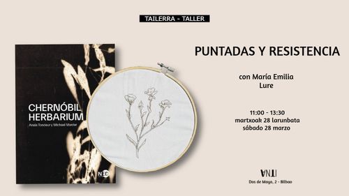  Tailerra // Taller PUNTADAS Y RESISTENCIA con María Emilia de LURE