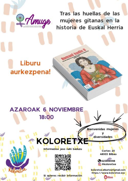 ROMANÍ HADIN II. EUSKAL HERRIKO HISTORIAN EMAKUME IJITOAK UTZITAKO ARRASTOEN ONDOREN/TRAS La HUELLA DE LAS MUJERES gitanas en EUSKAL HERRIA 