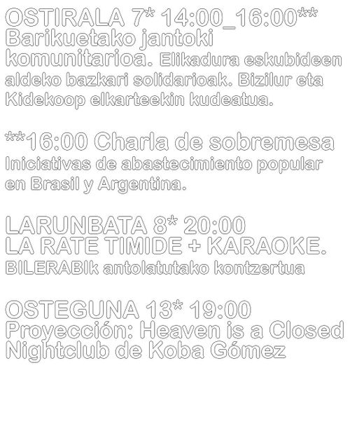 PROYECCIÓN: HEAVEN IS A CLOSED NIGHCLUB DE KOBA GOMEZ
