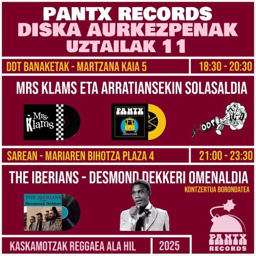 PANTX RECORD DISKA AURKEZPENA 