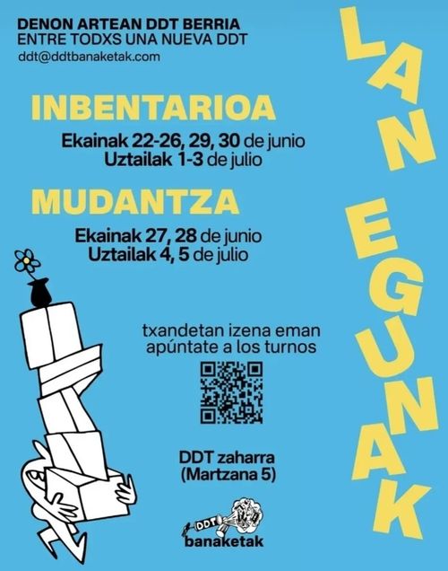 DDT BERRIA LAN EGUNA INBENTARIOA
