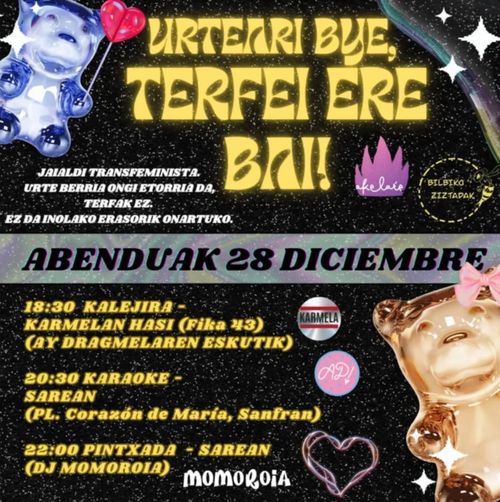 UREARI BYE, TERFEI ERE BAI!