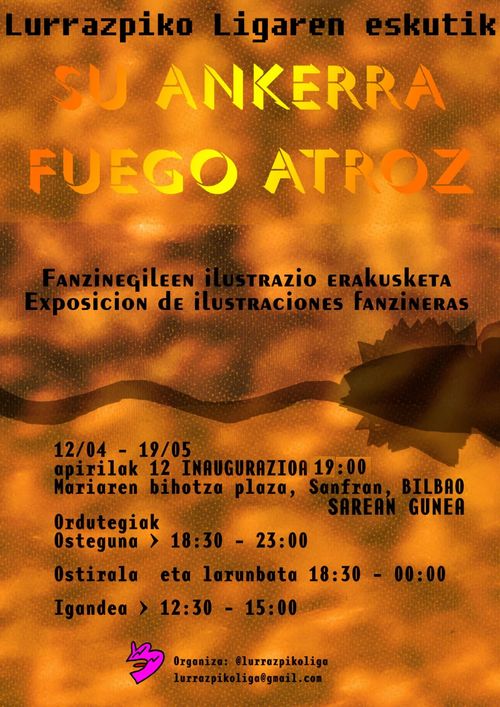 "Su Ankerra - Fuego Atroz" Fanzinegileen ilustrazio erakusketa
