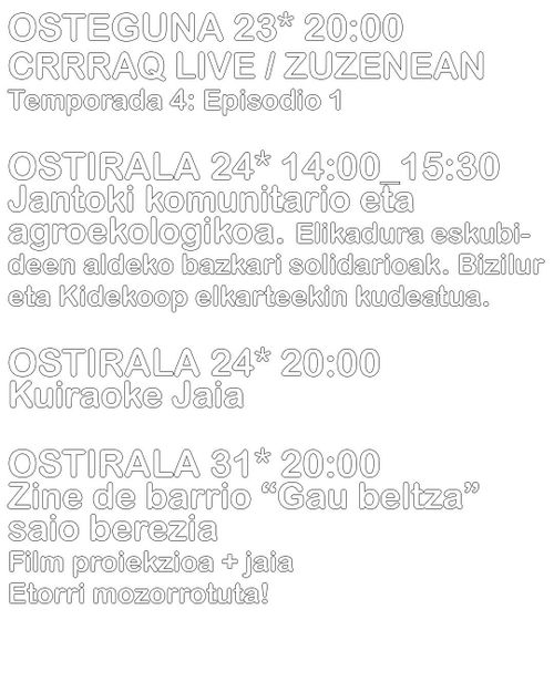 ZINE DE BARRIO GAU BELTZA