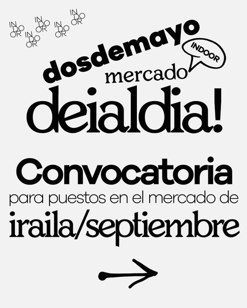 DOS DE MAYO MERKATUA DEIALDIA!