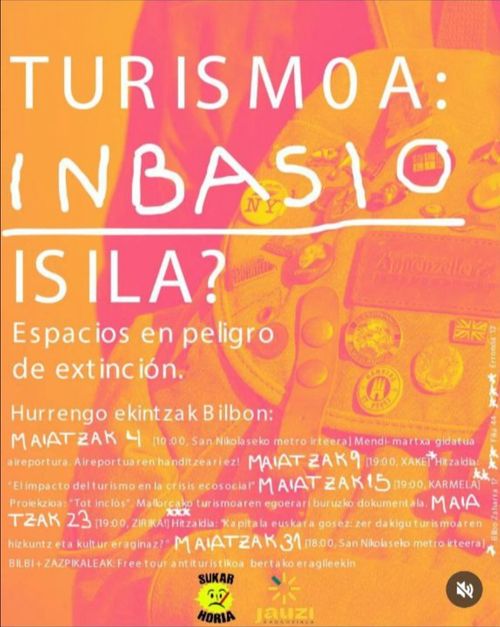 TURISMOA: INBASIO ISILA? "El impacto del turismo en la crisis ecosocial"