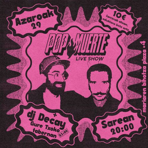 29 POP Y MUERTE LIVE SHOW