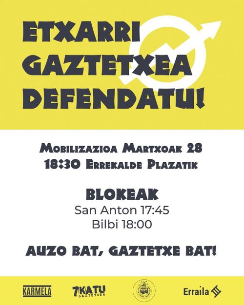 ETXARRI GAZTEXEA DEFENDATU!